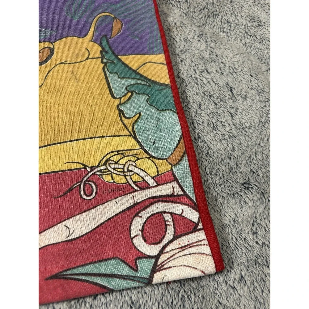 Vintage 90s Disney Lion King Hooded Tee Kids Size S (4)